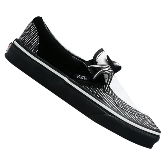 NWOT 🆕 VANS x Nightmare B4 Xmas 🎃🎄Jack Skellington Slip-Ons W6|M4,5✨ - Picture 5 of 9